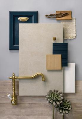 Beige cement Küchenarbeitsplatten 2478